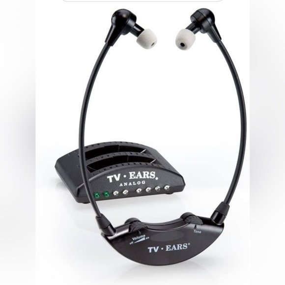 TV Ears Wireless Headset System -Analog Wireless Headset for all TVs - Picture 2 of 8